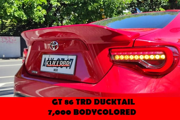 TRD DUCKTAIL GT 86 